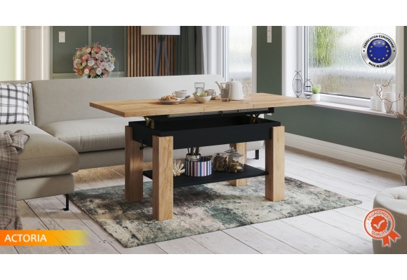 ACTORIA TABLE BASSE RELEVABLE