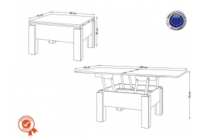 GOOSE TABLE BASSE EXTENSIBLE