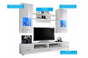 Magnetic Blanc - 200cm - 4 éléments