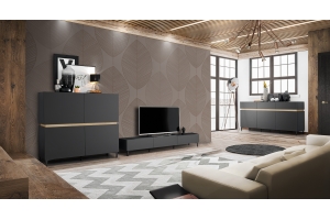 ITALIA MEUBLE TV TIROIRS - 180 CM