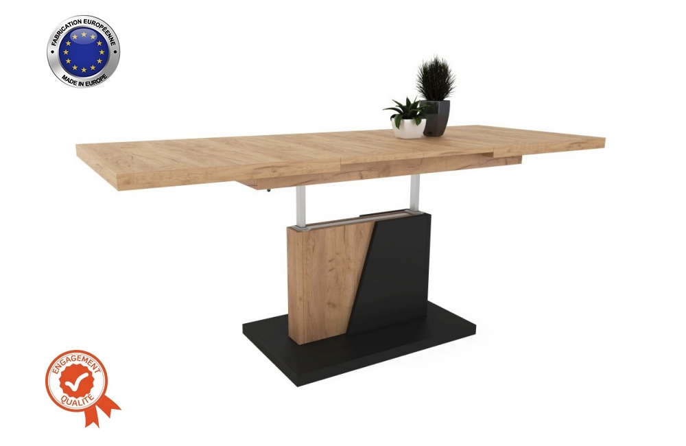 CHOPIN TABLE BASSE RELEVABLE ET EXTENSIBLE - Dusine