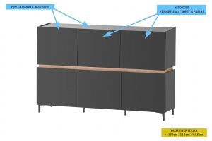 VAISSELIER DESIGN ITALIA - 180 CM