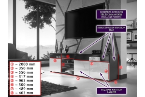 MASSIMO - 200 CM - 4 COULEURS