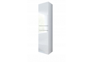 Colonne Pureza 40 cm suspendu ou sur pieds - Façades Laqués et structure blanc MAT - 2 COULEURS