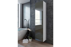 Colonne Pureza 40 cm suspendu ou sur pieds - Façades Laqués et structure blanc MAT - 2 COULEURS