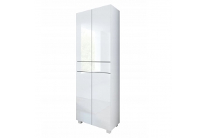 Colonne Pureza 60 cm suspendu ou sur pieds - Façades Laqués et structure blanc MAT