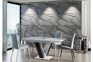 MASSI - BLANC/NOIR LAQUÉ