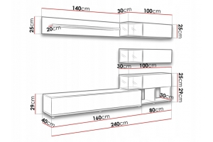 FOX GRIS - 6 ÉLÉMENTS